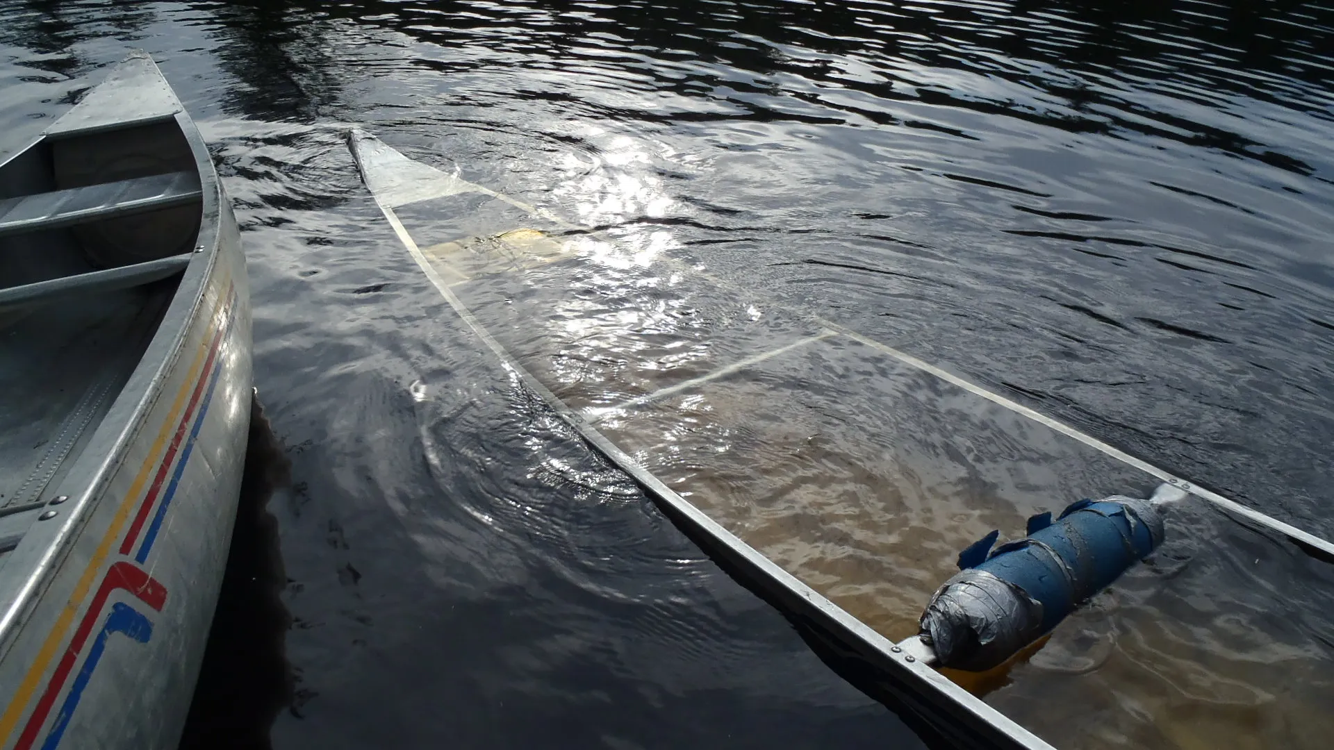 Underwater canoe